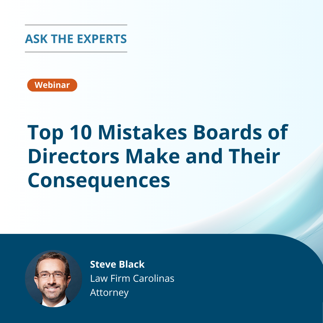 Top 10 Mistakes Boards of Directors Make and Their Consequences